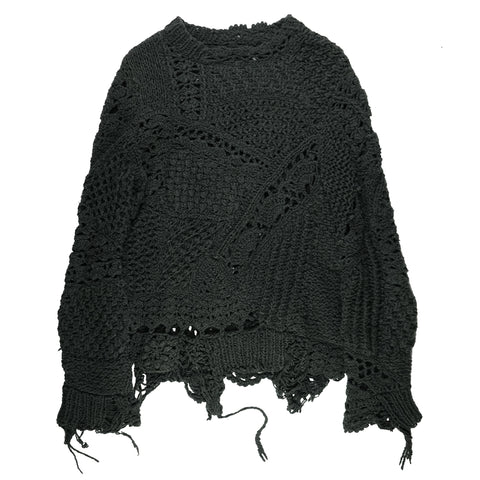 SS/AW03 Destroyed Grunge Knit Sweater