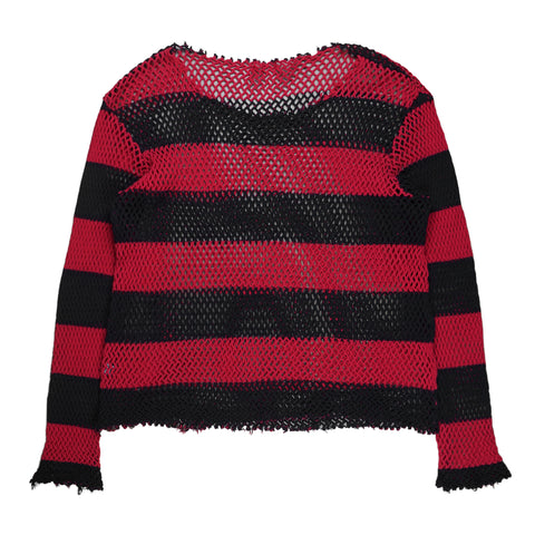 SS04 Striped Mesh Long Sleeve