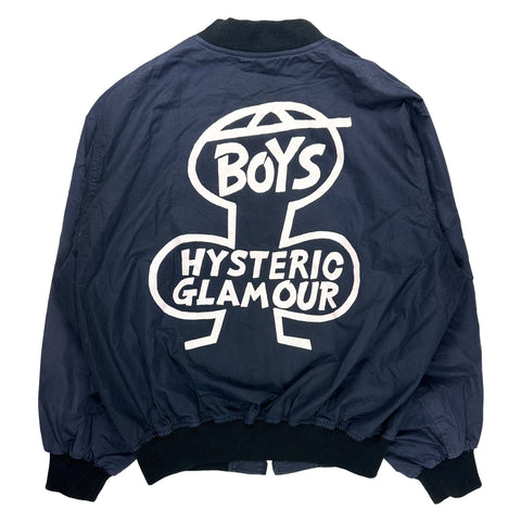 90's "Boys" Graphic Bomber