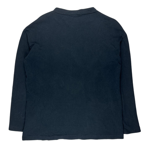 AD1993 Navy Distressed Split Logo Long Sleeve