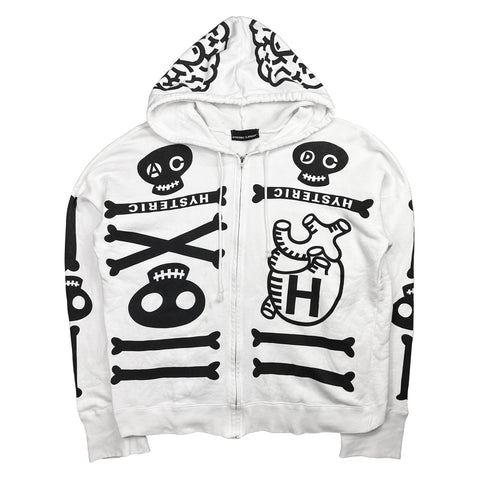 90's Anatomical Skeleton Hoodie