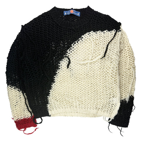 Distressed Knit Sweater