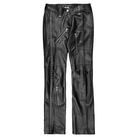 AW03 Lambskin Riveted Pants