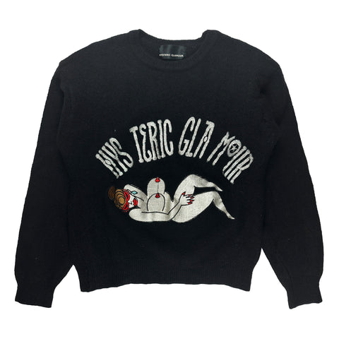 90's Wool Pinup Sweater