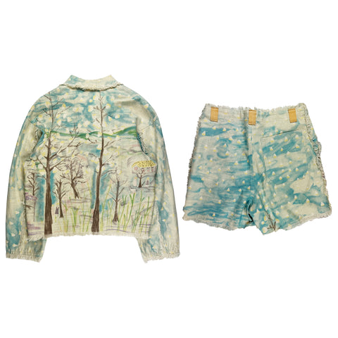 SS94 Watercolor Canvas Fringe Set