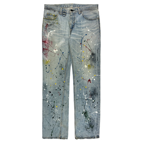 SS06 Paint Splatter Jeans