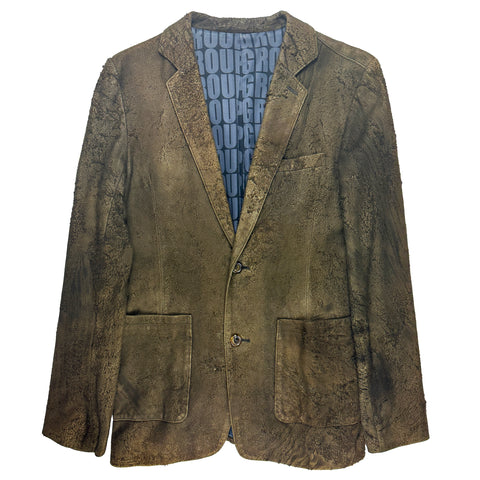 AW02 "Groupie" Blistered Lambskin Blazer