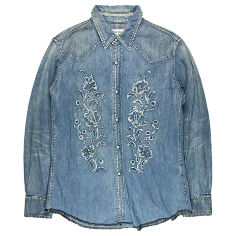 SS04 Western Denim Button Up