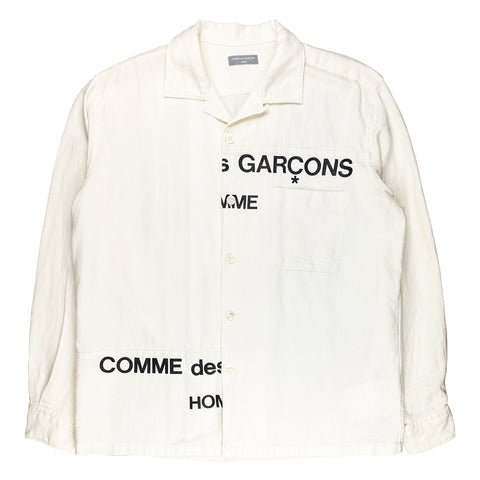 AD2001 Split Logo Button Up