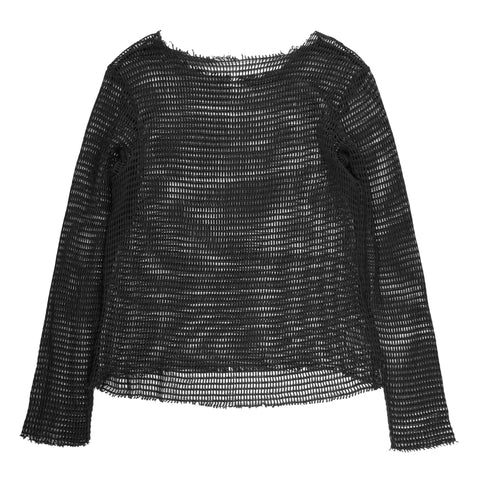 SS04 Black Mesh Long Sleeve