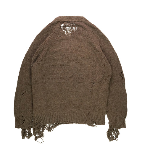 SS/AW03 Distressed Grunge Cardigan