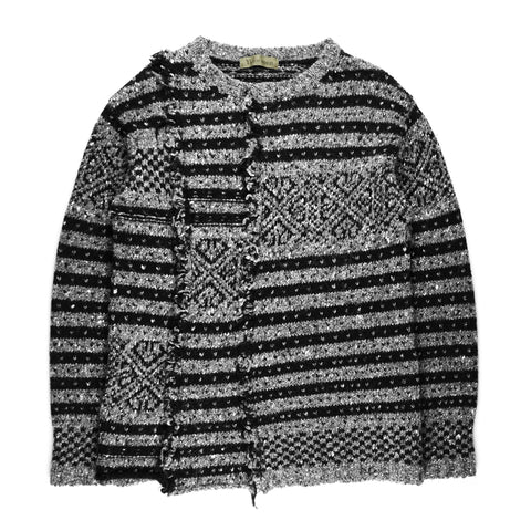AW93 Gray Reconstructed Sweater