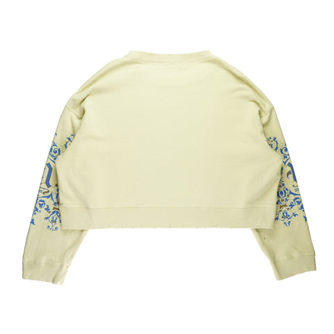 AW17 "Utopie" Cropped Sweatshirt