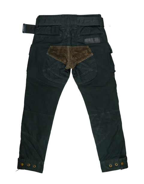 AW08 Oil Waxed Bondage Cargo Pants