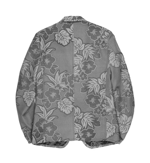 AD2010 Monochrome Floral Blazer