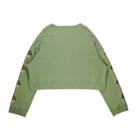 AW17 "Media is God" Cropped Sweatshirt