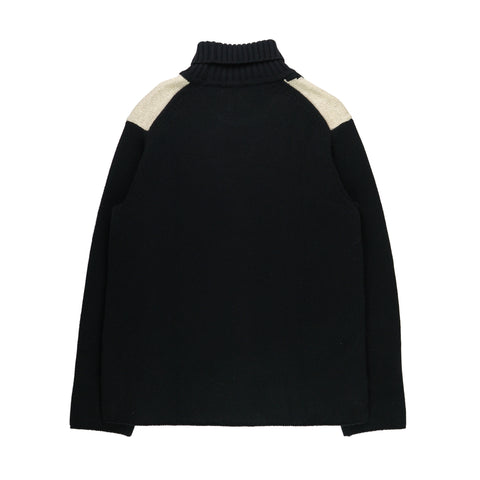 Cyborg 009 Black Ghost Knit Turtleneck