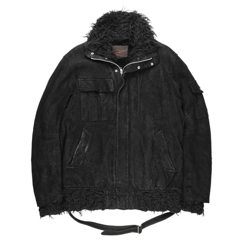AW04 Blistered Lambskin M-65 Jacket