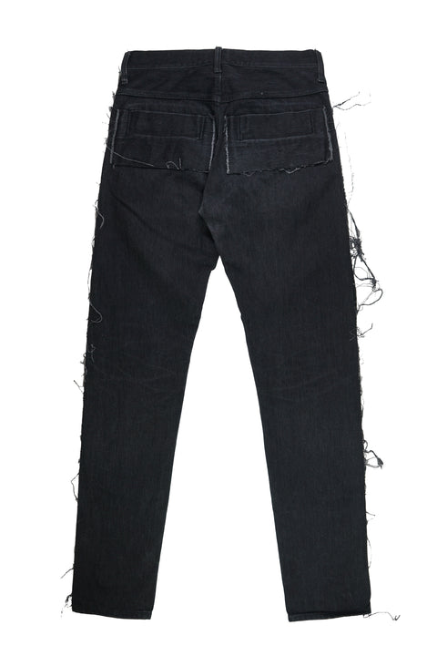 Black Distressed Jeans