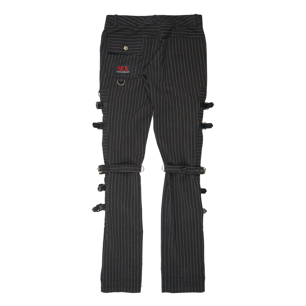 AW03 SEX Pinstripe Bondage Pants – faust