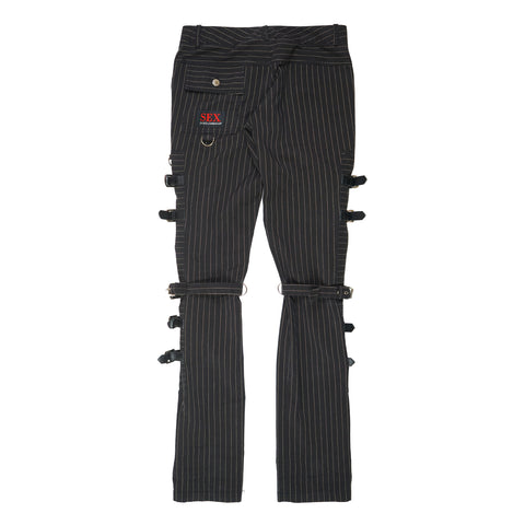 AW03 SEX Pinstripe Bondage Pants