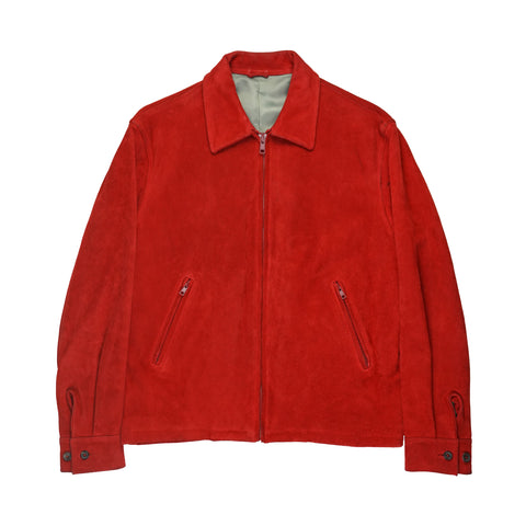 Red Label Suede Trucker