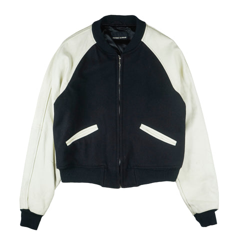 90's Pinup Cropped Racer Jacket