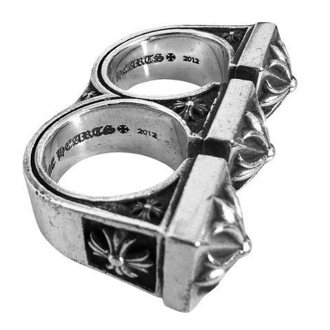 Knuckle Duster Double Ring