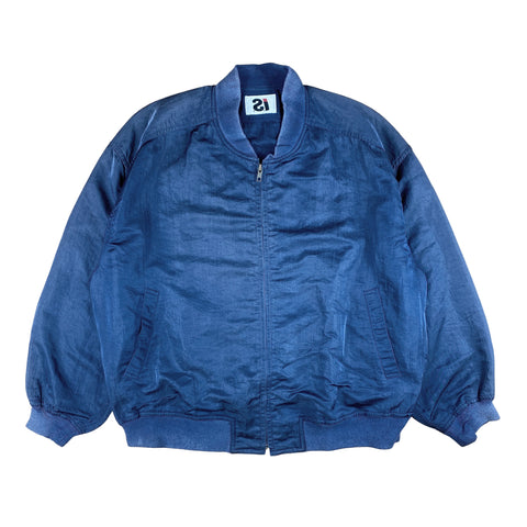 SS86 Navy Logo Bomber
