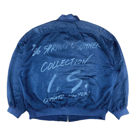 SS86 Navy Logo Bomber