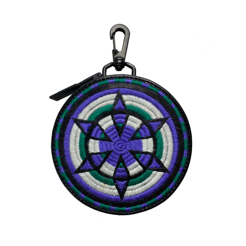 Embroidered Coin Pouch