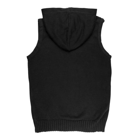 90's Knit Sleeveless Hoodie