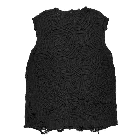 SS05 Spiderweb Knit Sleeveless Sweater