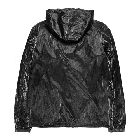 Black Nylon Hoodie
