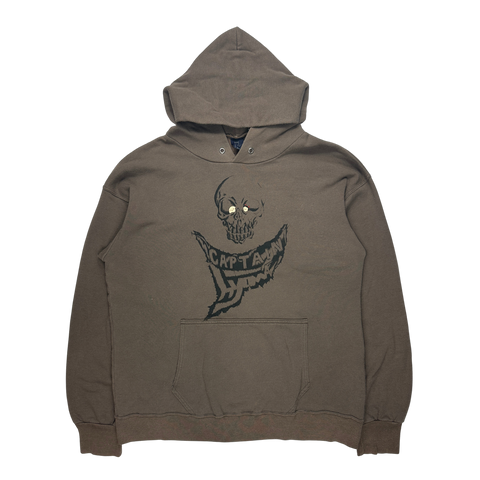 90's Captain Hyoma Skull Hoodie