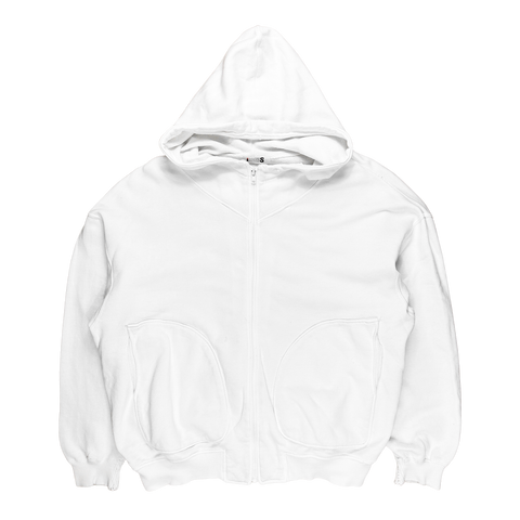 80's I.S. White Logo Hoodie