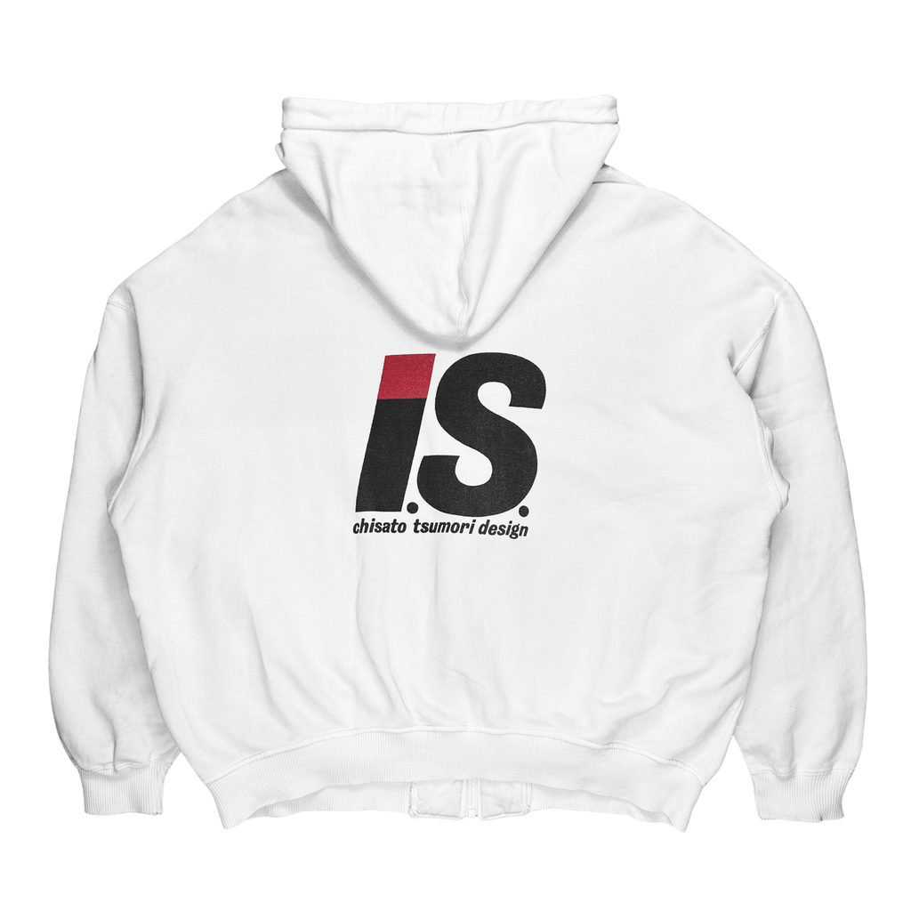 80's I.S. White Logo Hoodie – faust