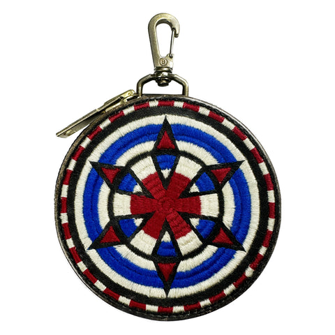 Embroidered Coin Pouch