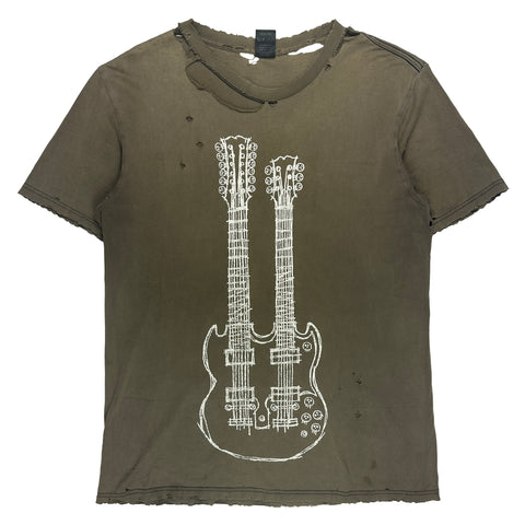 SS05 Distressed Guitar Tee