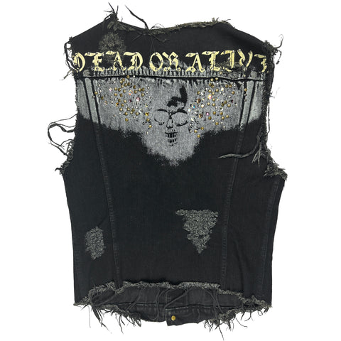 90's Painted Skeleton Vest