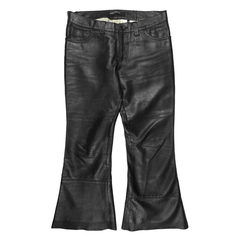 AD2002 Flared Leather Pants