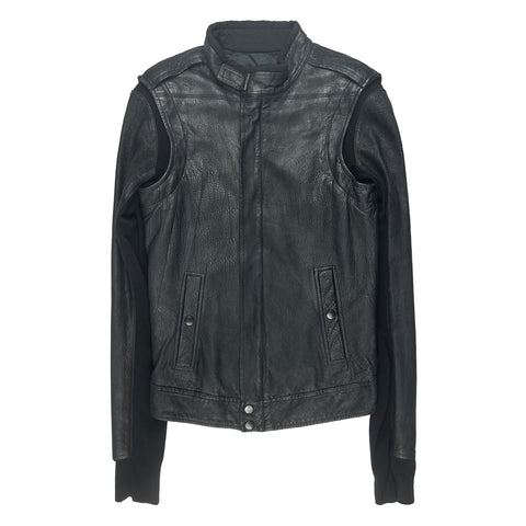 SS08 Elastic Leather Jacket