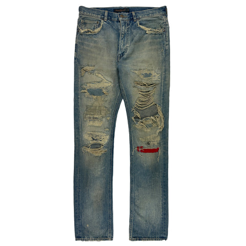AW04 Red Yarn 68 Jeans