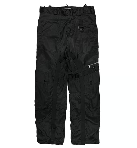AW03 Black Parachute Pants