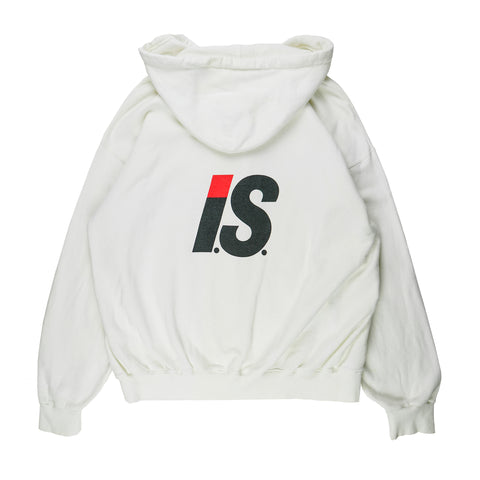 80's I.S. White Logo Hoodie
