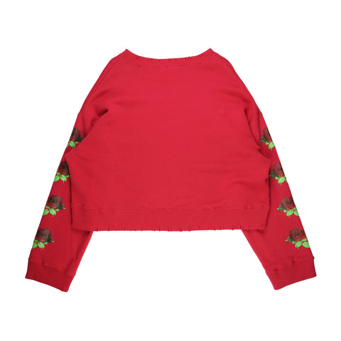AW17 "Utopie" Insect Cropped Sweatshirt