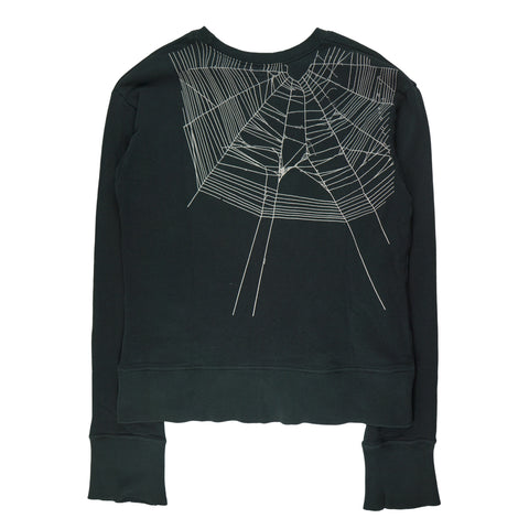 90's Embroidered Spider Web Sweatshirt