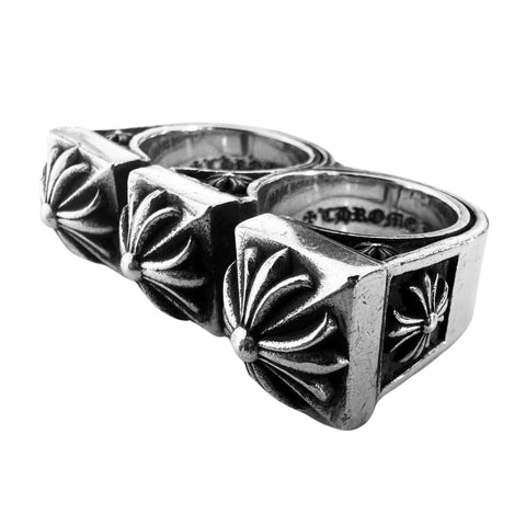 Knuckle Duster Double Ring