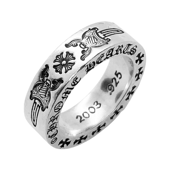 Chrome Hearts 6mm SPACER DAGGER 6mm Spacer Dagger Silver Ring Men s No. 19