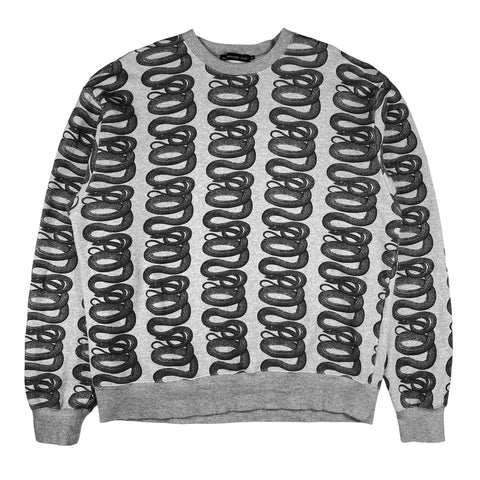 Grey Snake Sweatshirt